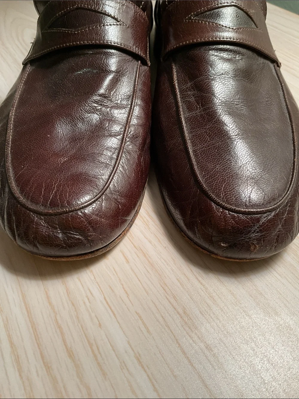 Beltrami Brown Leather Loafers